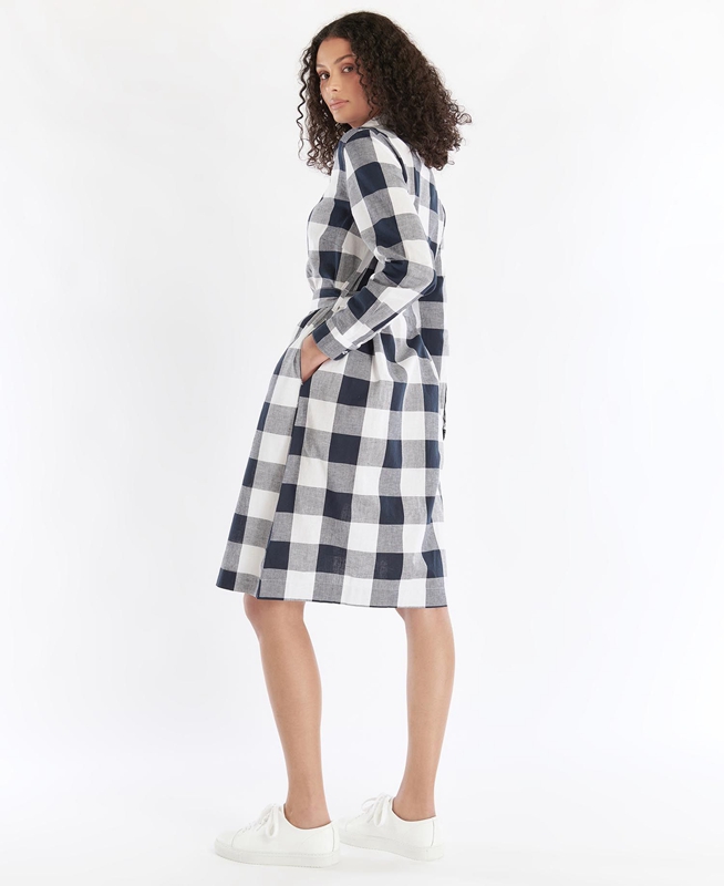 Women's Barbour Tern Check Dress Multicolor | LOBXTK-697