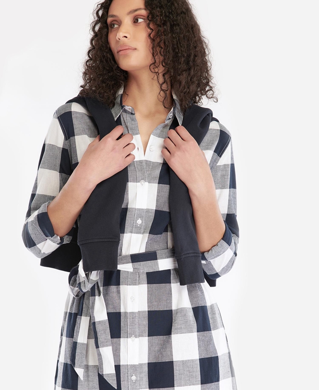 Women's Barbour Tern Check Dress Multicolor | LOBXTK-697