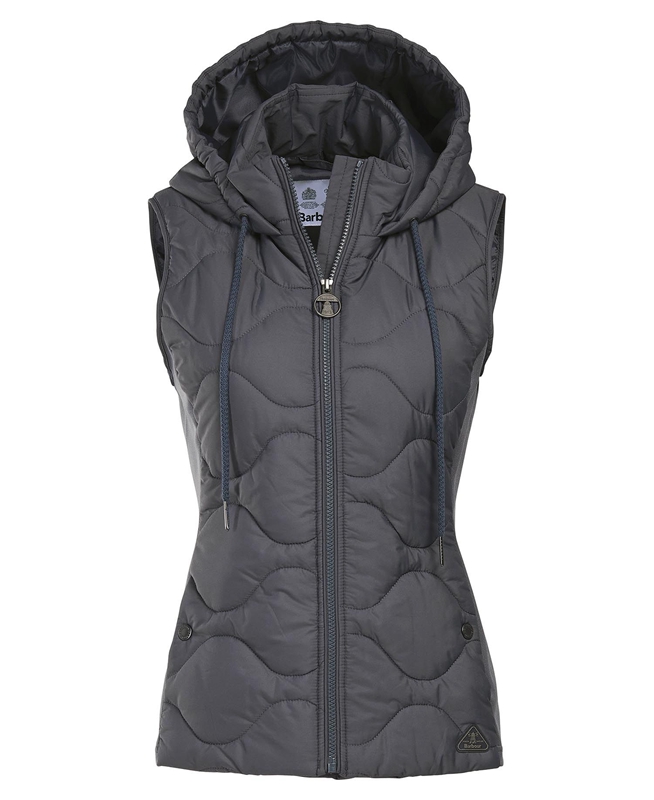 Women's Barbour Thrift Quilted Sweatshirts Grey | CQLPRX-702