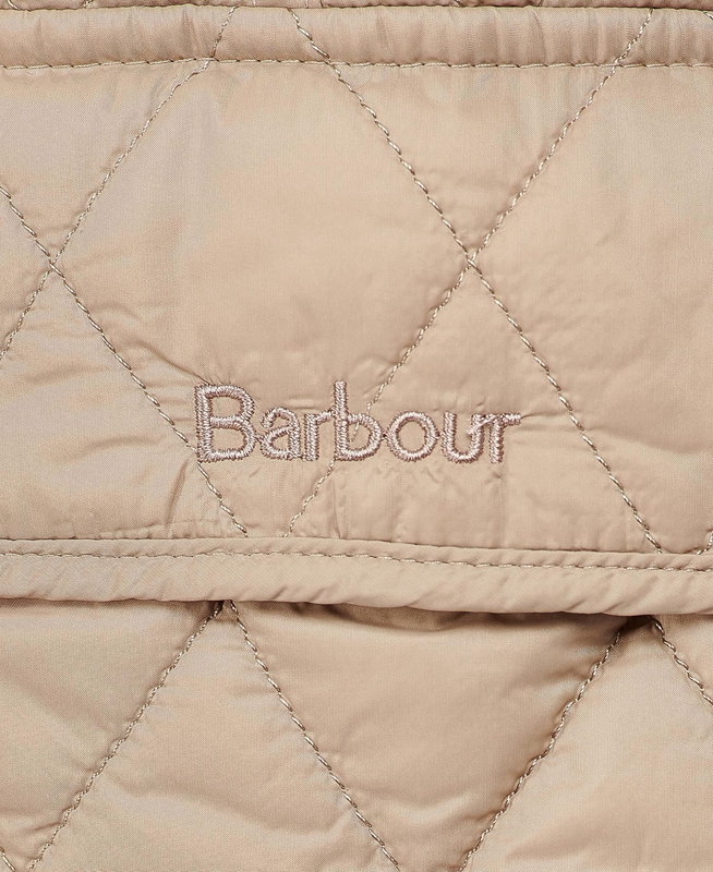 Women's Barbour Weste Otterburn Vest Beige | ZYIVXD-791