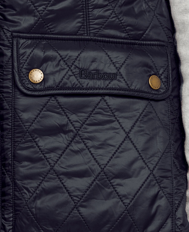 Women's Barbour Weste Wray Vest Black | UWNYJQ-974