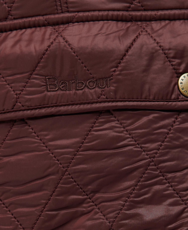 Women's Barbour Wray Vest Burgundy | PTYLDN-923