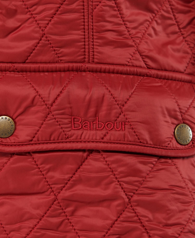 Women's Barbour Wray Vest Red | ZLHRYE-968