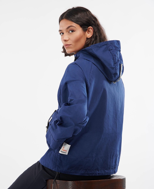 Women's Barbour x Ally Capellino Tip Casual Jackets Navy | EQUAZD-672