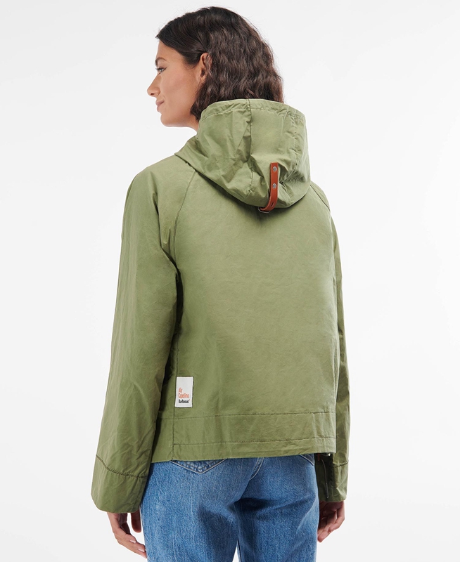 Women's Barbour x Ally Capellino Tip Casual Jackets Green | QDKFPL-416